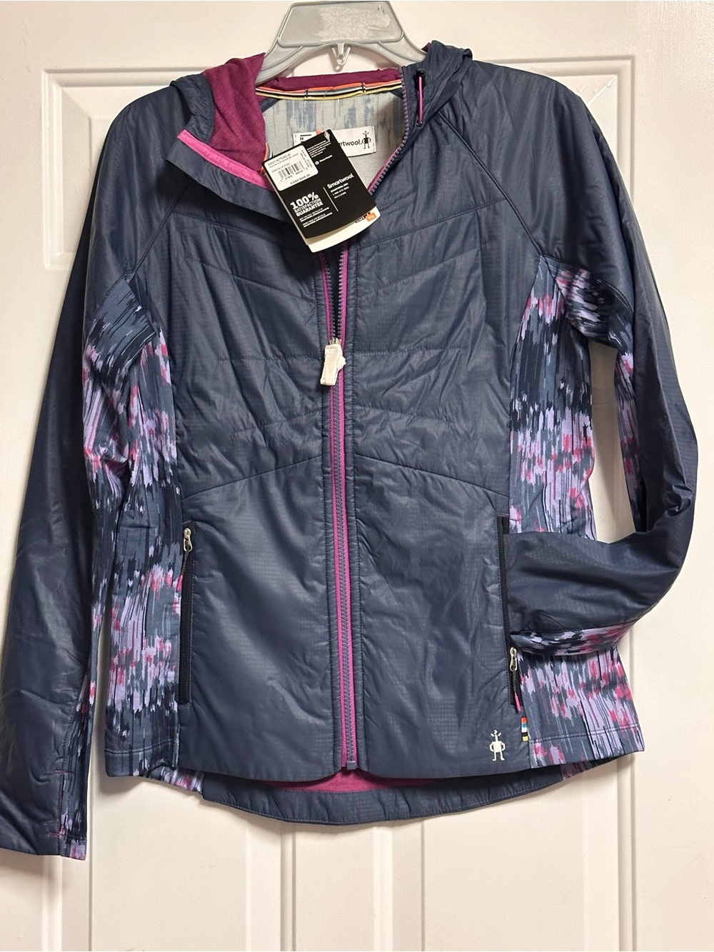 Smartwool Women’s Med Smartloft 60 Hoody Dark Blue Steel NWT